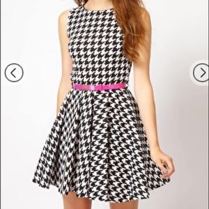 Houndstooth Dress